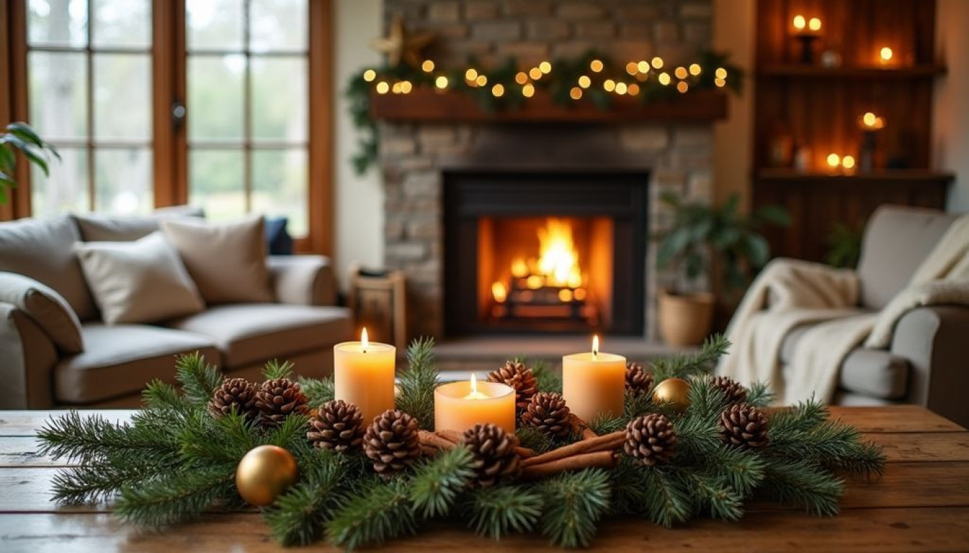 Comment intégrer des éléments naturels dans votre déco de Noël ?