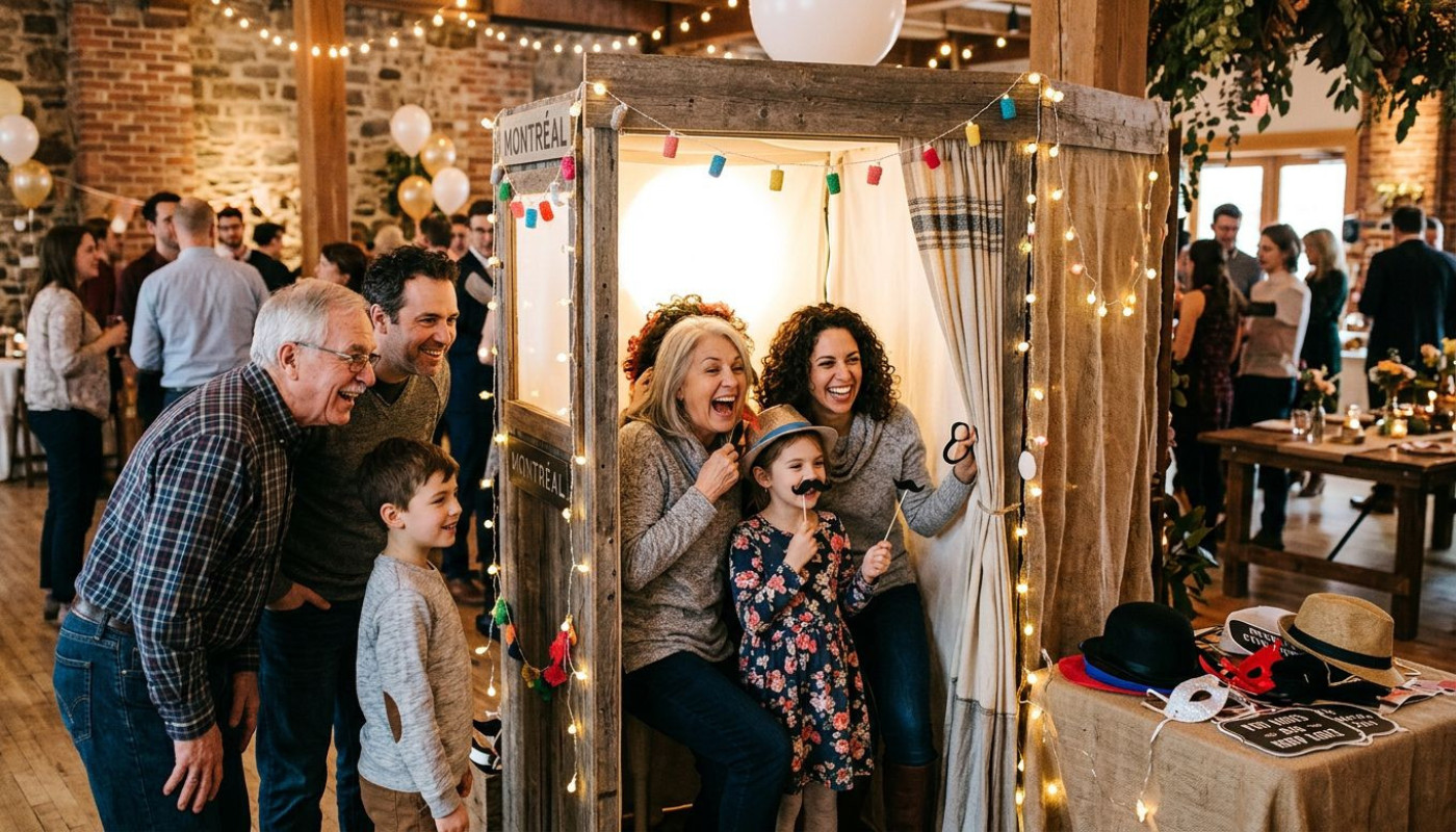 Photobooth à montréal : faire la différence lors de vos événements familiaux